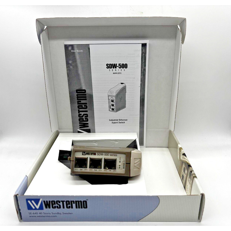 WESTERMO SDW-541 MM-ST2 SDW-500 SER INDUSTR ETHERNET SWITCH
