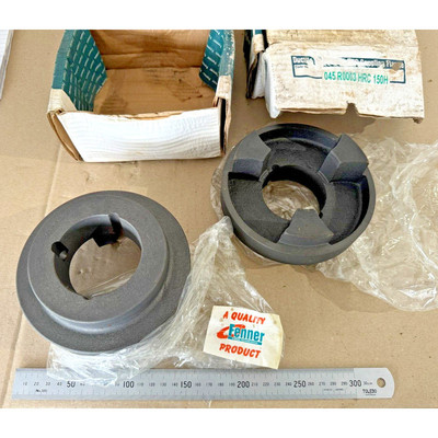 2 X FENNER HRC Shaft Couplings Flange Size 150 - No element