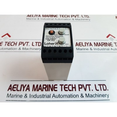 Contactores De Protección Térmica Loher Calomat CK 143