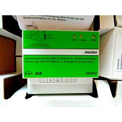 Merten REG-K 683832 KNX Power Supply Unit 320 mA with Emerge