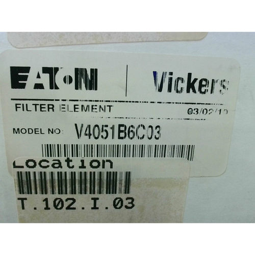 Elemento De Filtro Vickers V4051B6CO3 - Nuevo En Caja