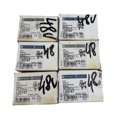 TELEMECANIQUE LXD1E7 48V 50/60Hz BOBINE x6pc
