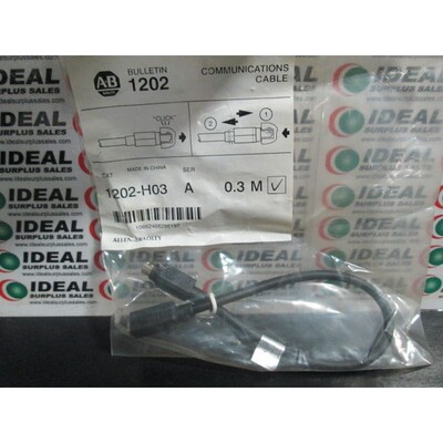 Cable De Comunicación Allen Bradley 1202-H03 /A 0.3M - Nuev