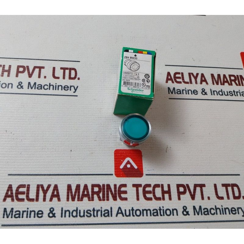 Schneider Electric ZB4 BW33 Push Button 1L-2012-W50-3