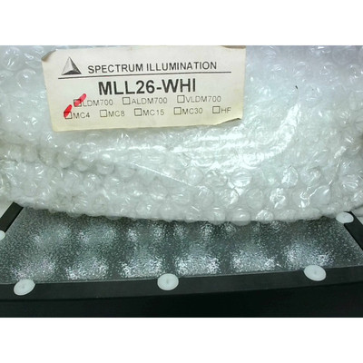 SPECTRUM ILLUMINATION MLL26-WHI Estroboscópico Luz 5.1X15.2
