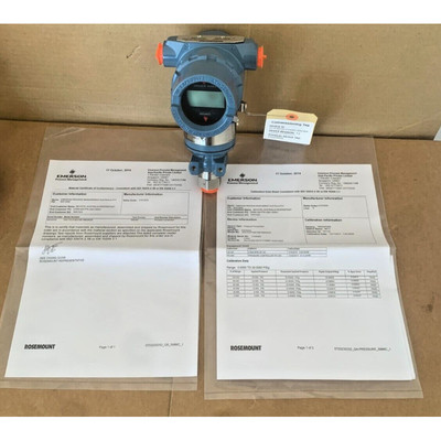 Rosemount 3051TG1F2B21BE7M5Q4Q8 Fieldbus Pressure Transmitte