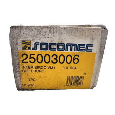 SOCOMEC 25003006 INTERRUPTEUR SIRCO VM1 3x63A + COMMANDE FRO