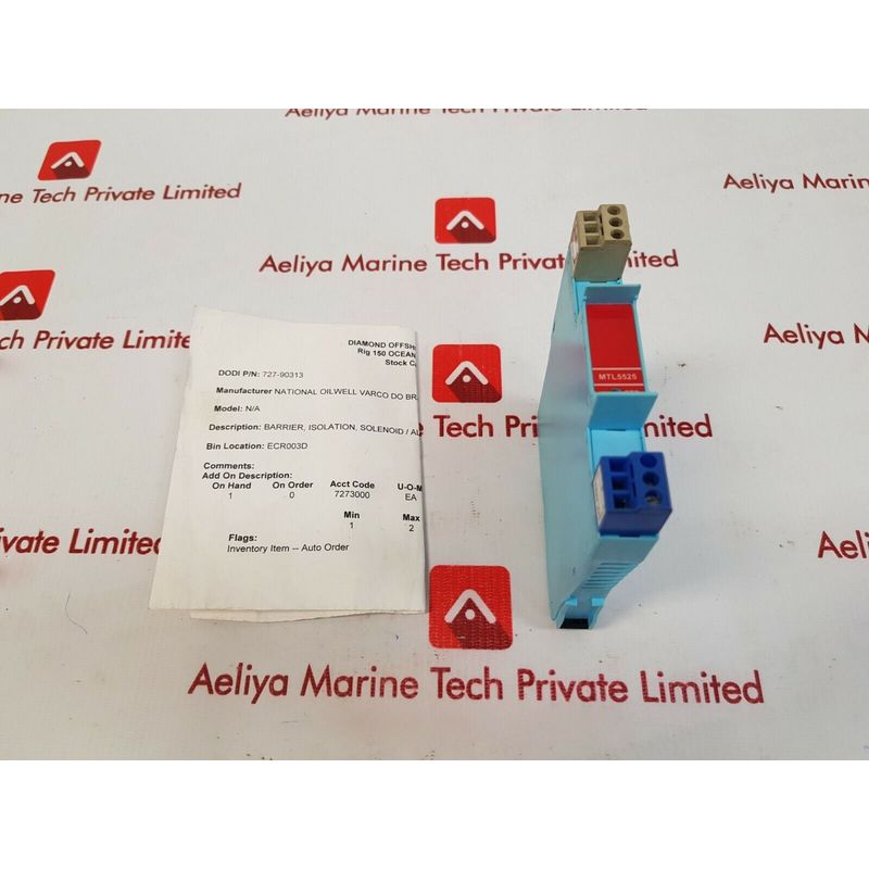 Mtl mtl5525 Solenoide/Allarme Autista
