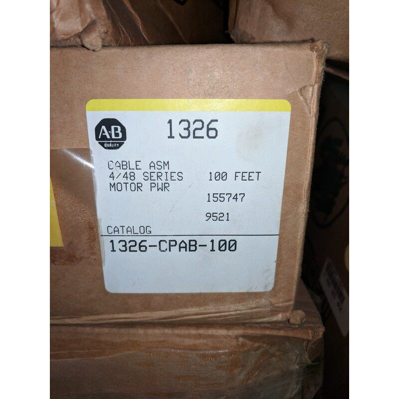 ALLEN BRADLEY 1326-CPAB-100 4/48 Serie Motor Cable de Alimen