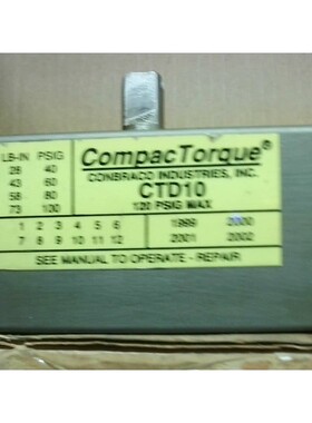 Conbraco Industries CTD10 Valve, 120 Psig, Compac Torque - N