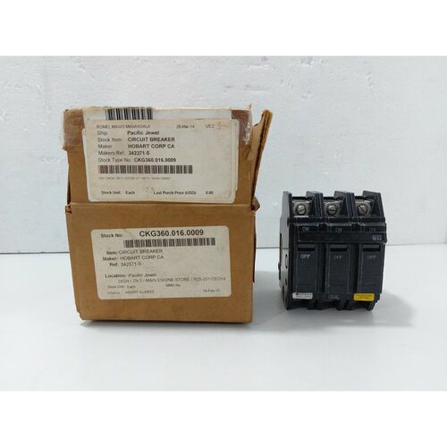 General Electric NP245825-D 3Pole Circuit Breaker 240VAC Hob
