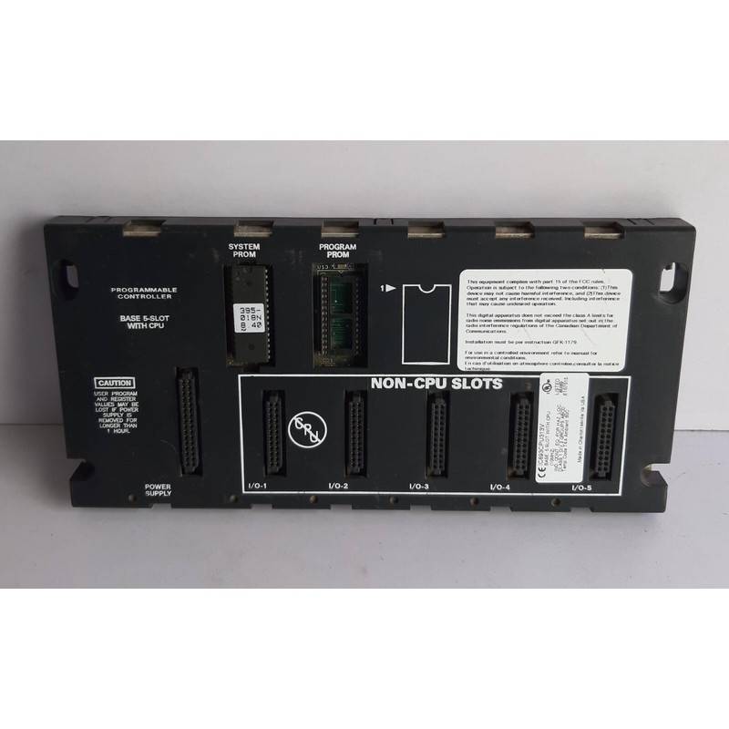 Ge Fanuc IC693CPU313V Base 5-Slot With Cpu