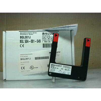 Balluff BGL001J Photoelectric Forked Sensor 50mm Sensing Ran