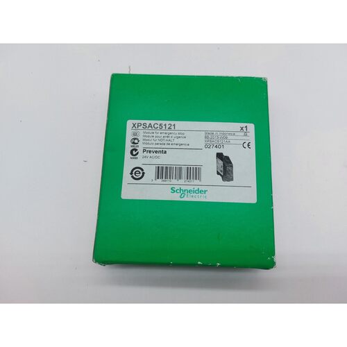 SCHNEIDER ELECTRIC XPSAC5121 Prevent Safety Relay , 24V AC/D