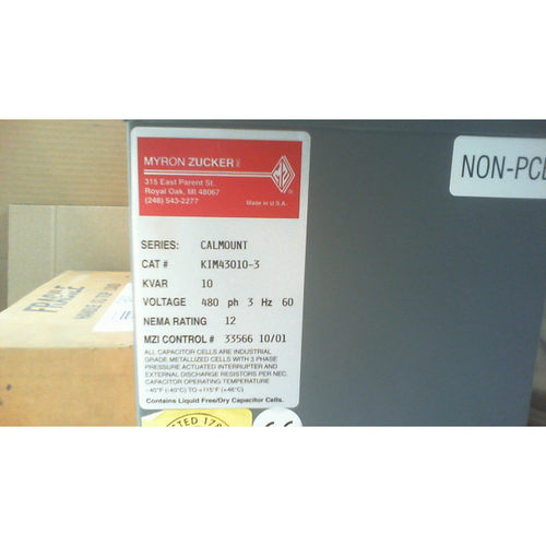 MYRON ZUCKER KIM43010-3 Calmount Serie Poder Factor Correcci