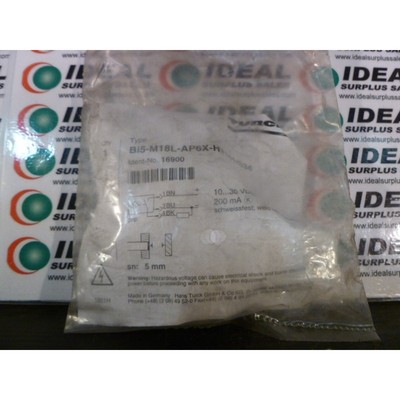 SENSOR DE PROXIMIDAD INDUCTIVO TURCK BI5M18LAP6XH1141S34 - N