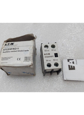 Eaton XTCDXFAG11 Auxiliary Contact Block 2-Pole