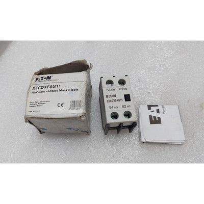 Eaton XTCDXFAG11 Auxiliary Contact Block 2-Pole