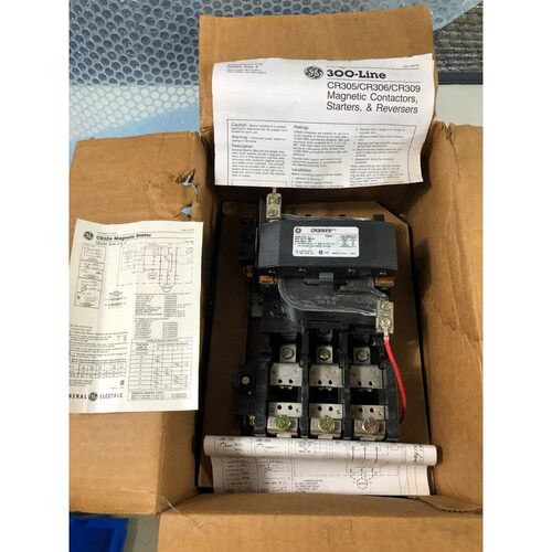 GE Magnetic Contactor 3060F0** NEMA Size 4, Max Volts 600VAC