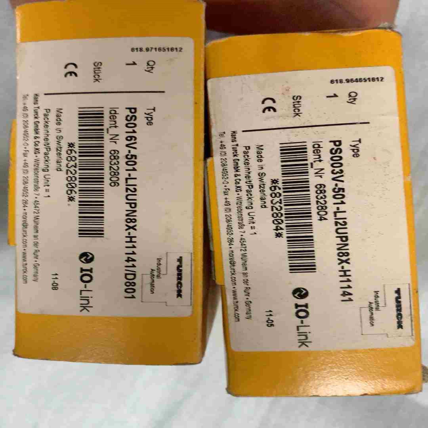 TURCK图尔克PS016V-501-LI2UPN8X-H1拍前询价