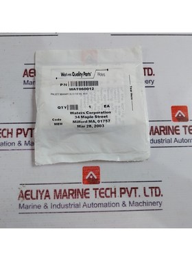 Kit De Sello De Colector De Entrada Waters WAT060012 Código