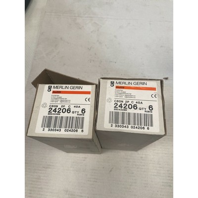 10 pc x SCHNEIDER DISJONCTEUR MODULAIRE MULTI 9 - C60N Merli