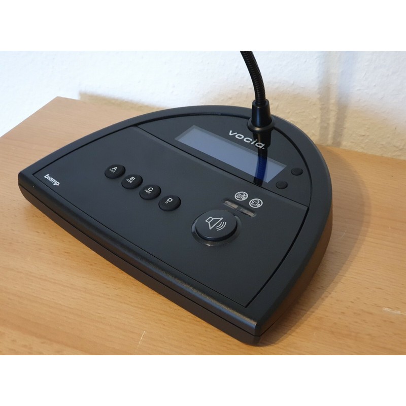 BIAMP VOICE DS-4 Desktop Network Paging Station NEU
