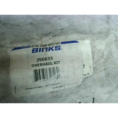 BINKS 250663 Sellado De Fábrica