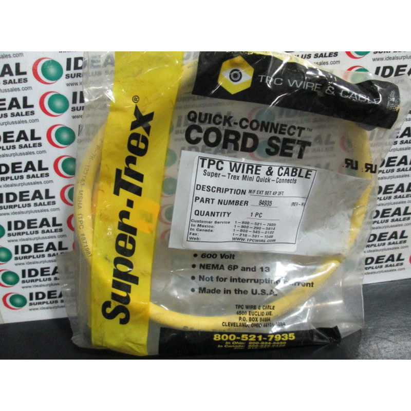 TPC CABLE Y ALAMBRE 84935 CABLE NUEVO