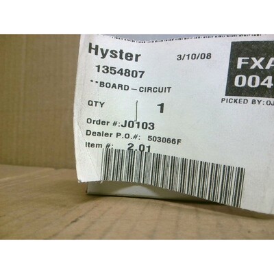 TABLERO De Circuito HYSTER 1354807 - Nuevo En Caja