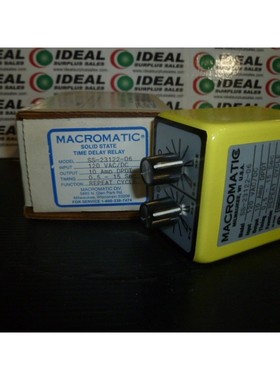 Relé De Retardo Macromático SS2312206 Nuevo En Caja