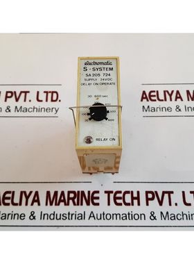 Relé De Retardo Electromático SA205 724 Con Base 30-600 Se