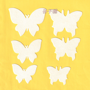 新款进口威化纸蝴蝶韩式 加厚薄款威化纸蝴蝶 蛋糕烘焙装饰 包邮