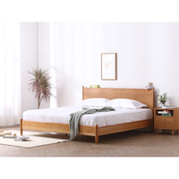日式风白橡木小户型卧室家具