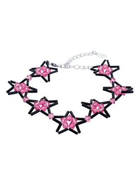 swingset水晶串珠星星手链