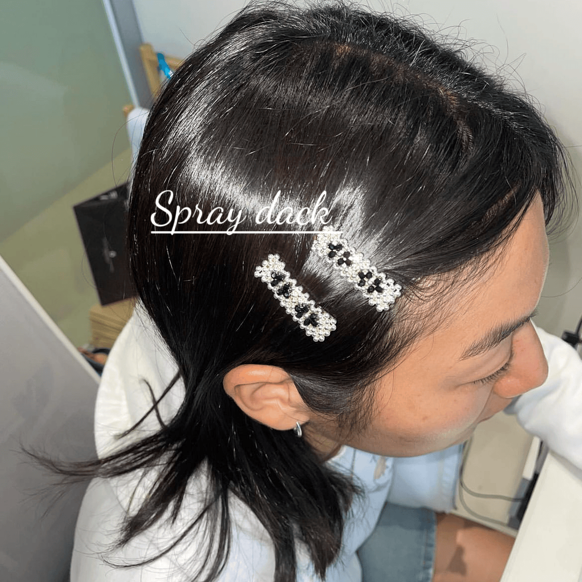 frut*a未来感发夹金属质感手工制作串珠花花鸭嘴夹边夹刘海夹,饰品/流行首饰/时尚饰品新,发饰,淘宝优惠券,粉丝福利购,淘宝优惠卷