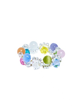 ins戒指同款超火精致编织猫眼