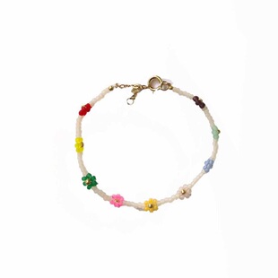 同款 花朵手链脚链泫雅风花花手链ylyl手链 ANNI Duck&Wave自制