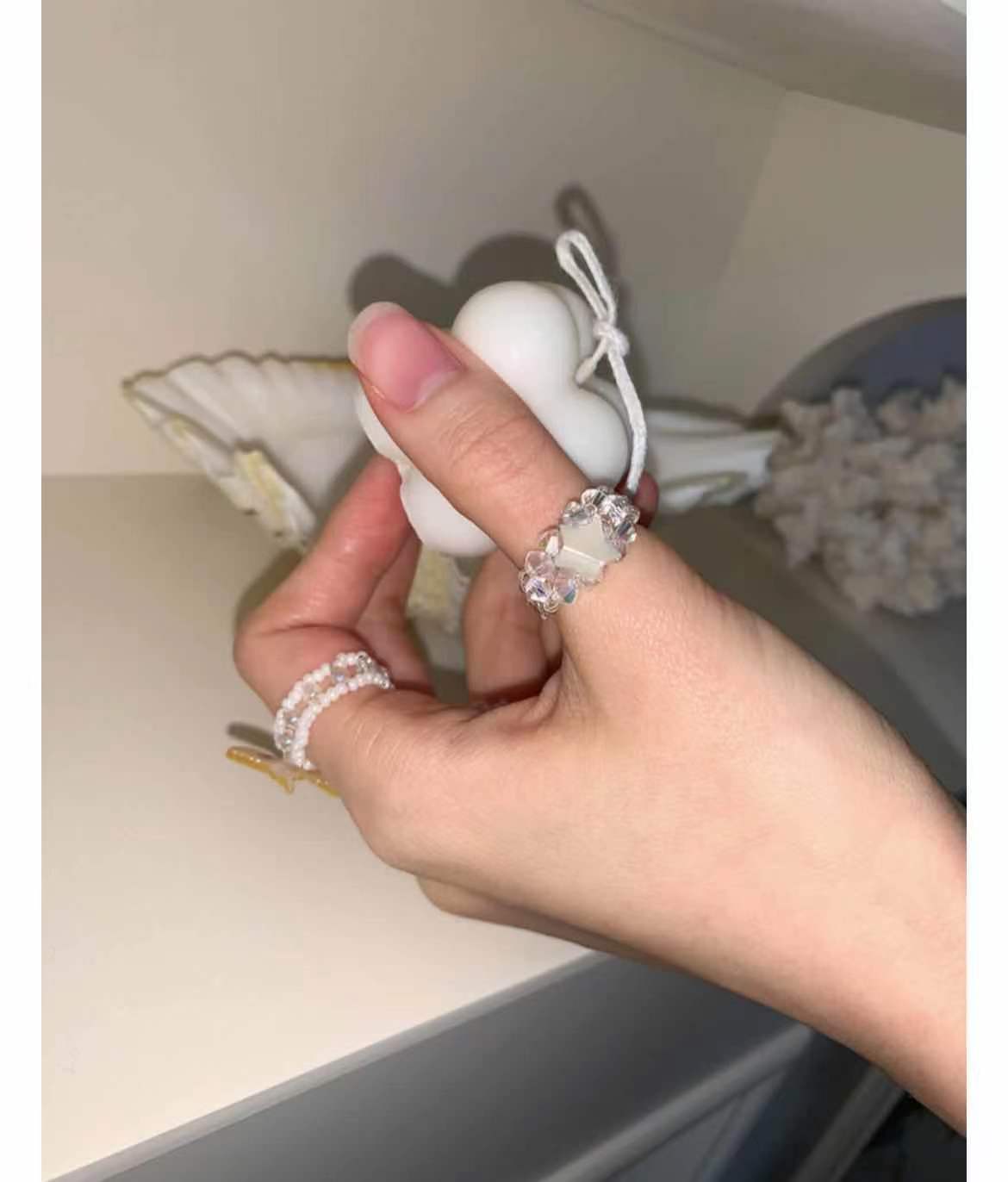 买2送1！swingset贝壳戒指