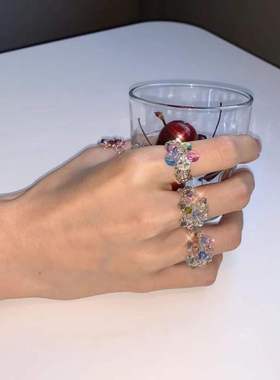 买2送1swingset同款ins水晶花