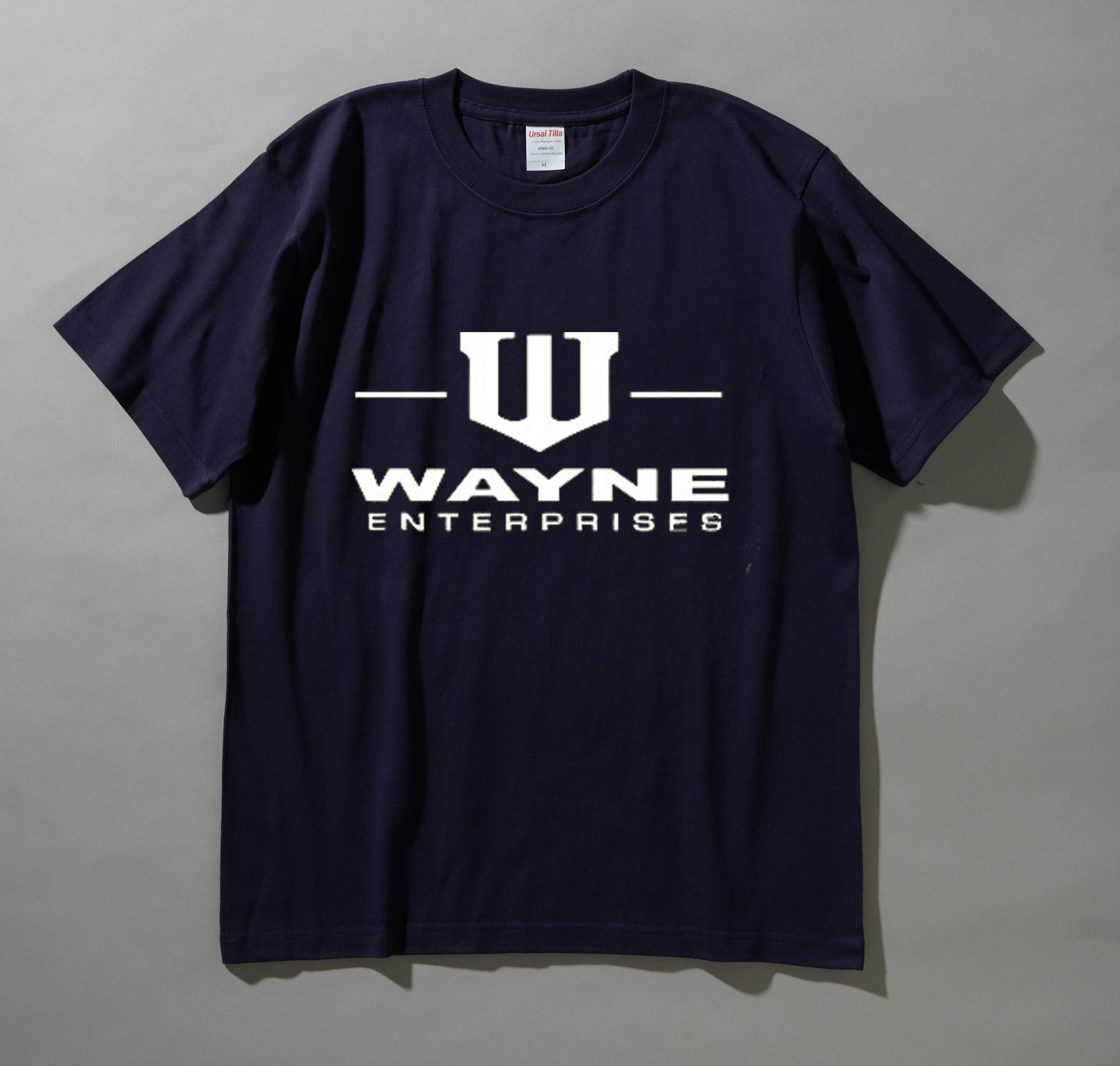 蝙蝠侠Wayne韦恩企业标志纯棉短袖T恤夏季圆领男女大码装流行潮