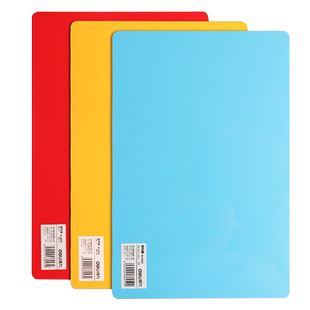 得力垫板写字垫板中考考试a4儿童书写透明专用塑料夹板手工作业硬板复写板16K学生画画试卷a3手账硅胶软垫板