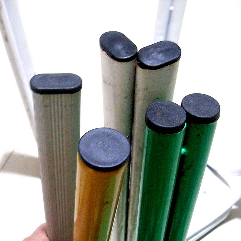 椭圆形椅脚套凳子塑料钢管帽孔