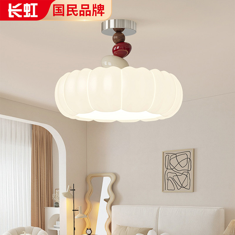 法式奶油风卧室灯全光谱护眼