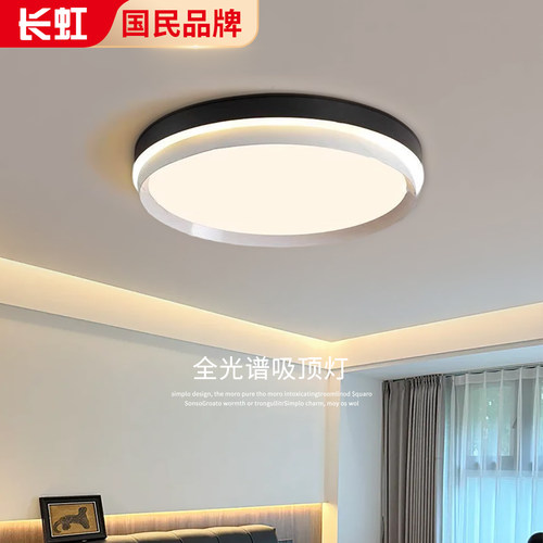 意式极简吸顶灯现代简约卧室主灯