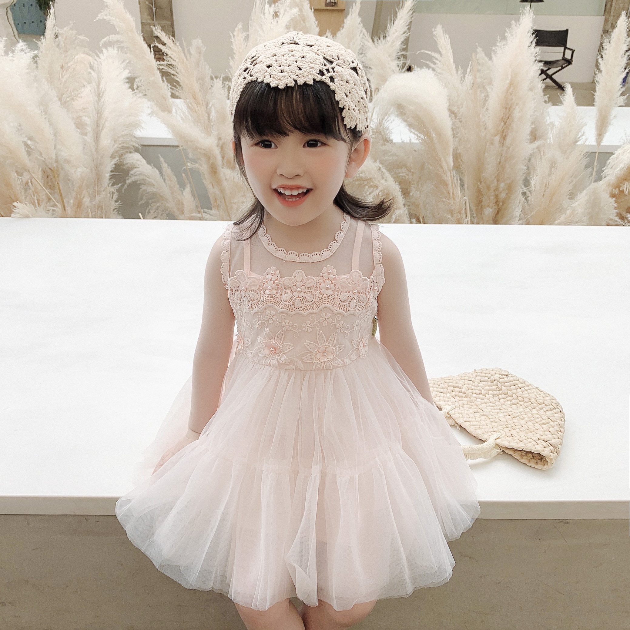 2023夏款儿童网纱裙二3三4四5五6岁女童连衣裙婴儿夏装女宝宝裙子