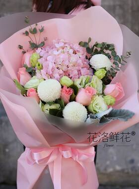 合肥鲜花玫瑰洋桔梗韩款小清新