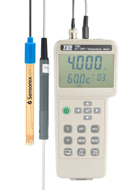 TES-1380K进口高精度专业精密实验室水质酸碱度计PH计检测分析仪