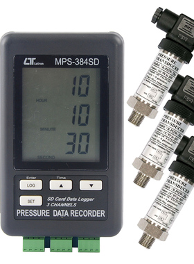 MPS-384SD三通道压力数字记录仪多点压力计气压表测试仪4~20mA
