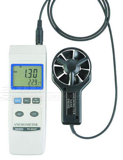 台湾路昌 YK-80AP 风速风温计 风速计 内置RS232 原装进口